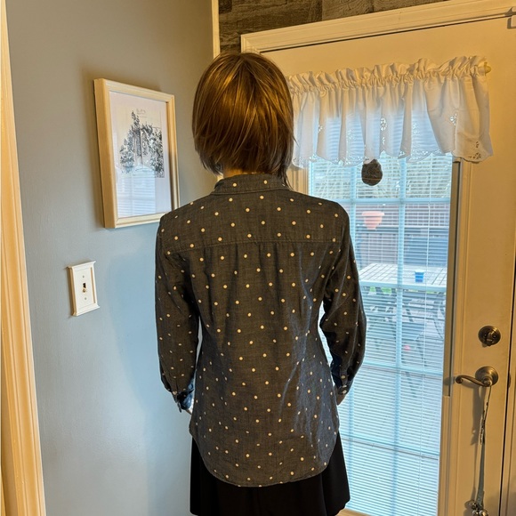 J. Crew Denim Shirt SZ SM - Picture 2 of 5